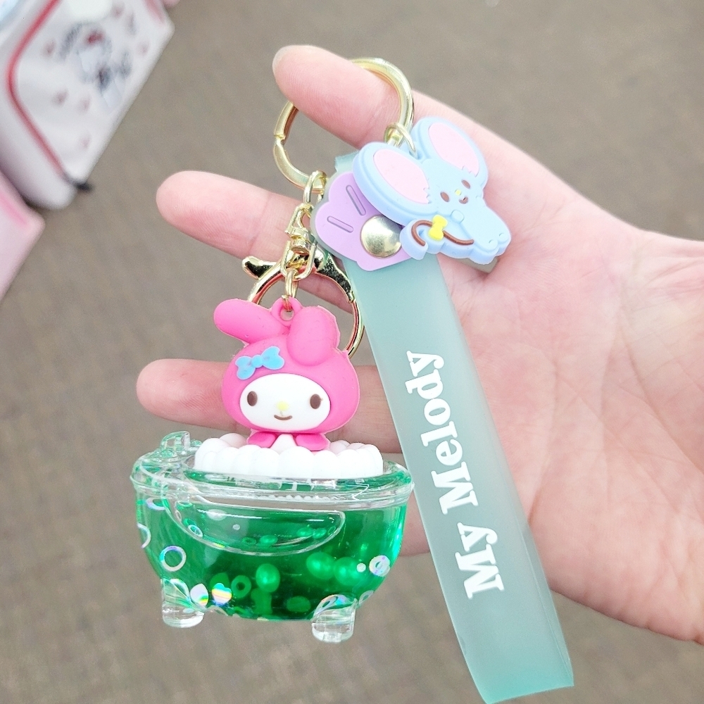 Brand New My Melody Bathtub Keychain